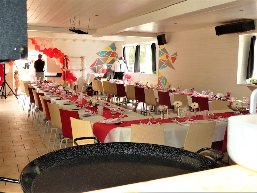 Salle de réception - Configuration anniversaire