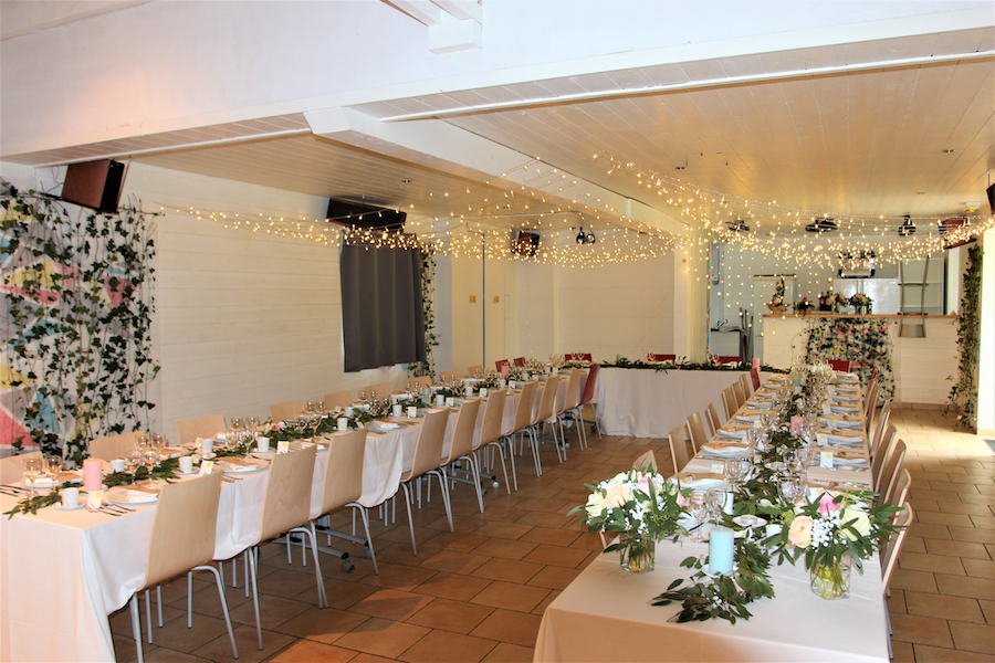 Salle de réception - Configuration mariage